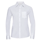 Ladies' Long Sleeve PolyCotton Poplin Shirt