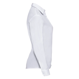 Ladies' Long Sleeve PolyCotton Poplin Shirt