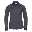 Ladies' Long Sleeve PolyCotton Poplin Shirt