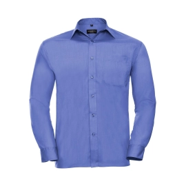 Men's Long Sleeve PolyCotton Poplin Shirt