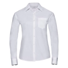 Ladies' Long Sleeve Pure Cotton Poplin Shirt