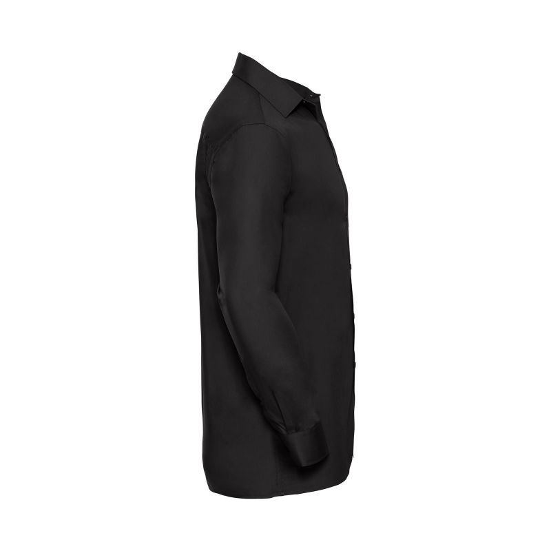 Men's Long Sleeve Pure Cotton Poplin Shirt
