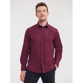 Men's Long Sleeve Easy Care Fitted Shirt