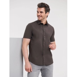 Men's Short Sleeve Easy Care Fitted Shirt