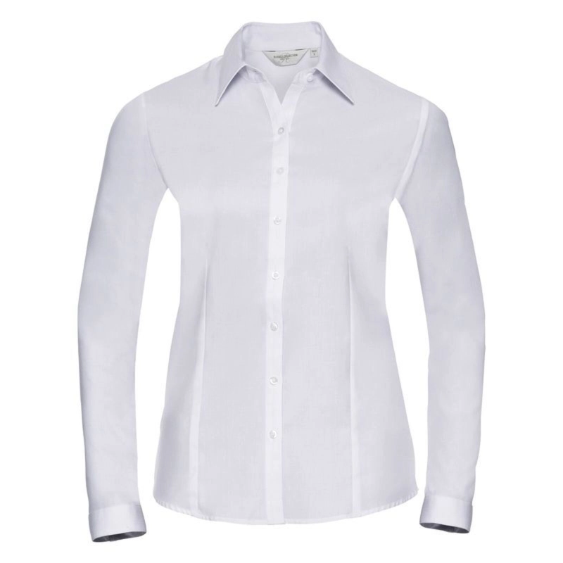 Chemise à Chevrons Cintréé Manches Longues Femme