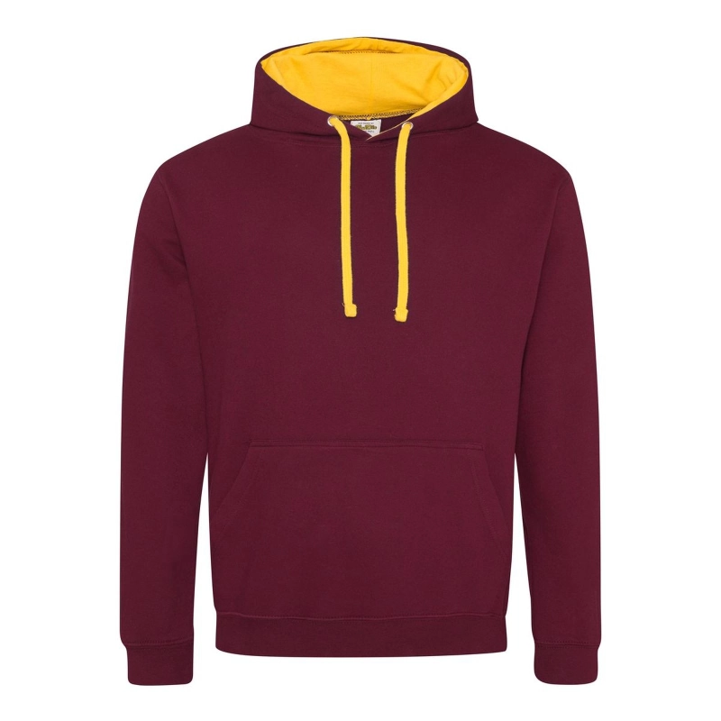 Sweat avec capuche en contraste