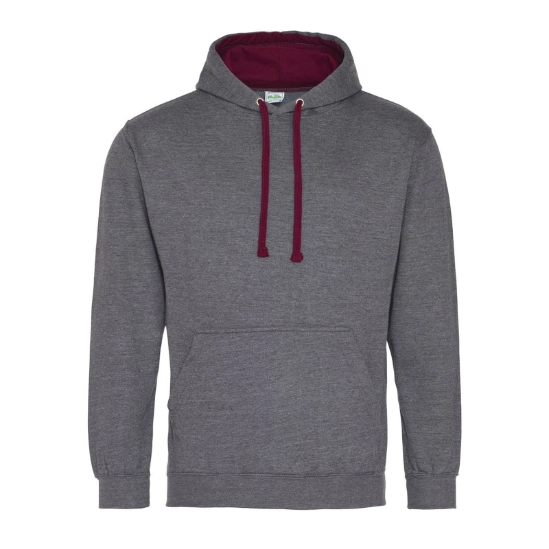 Sweat avec capuche en contraste