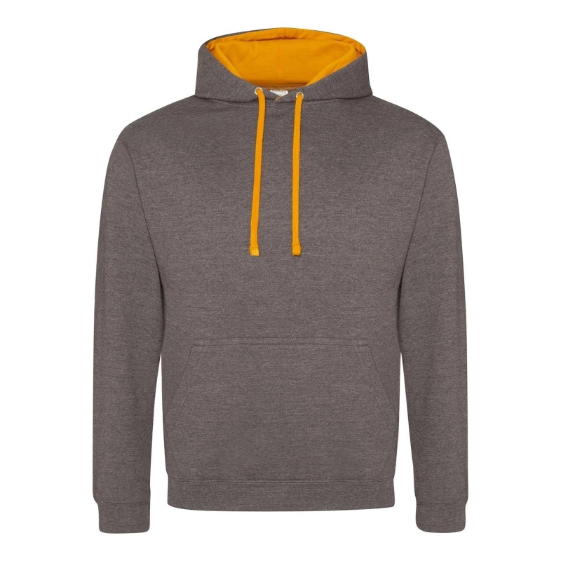 Sweat avec capuche en contraste