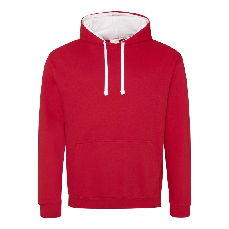 Sweat avec capuche en contraste