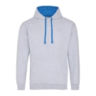 Sweat avec capuche en contraste