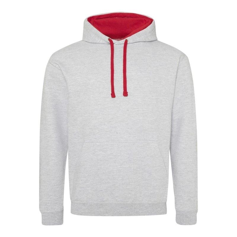 Sweat avec capuche en contraste