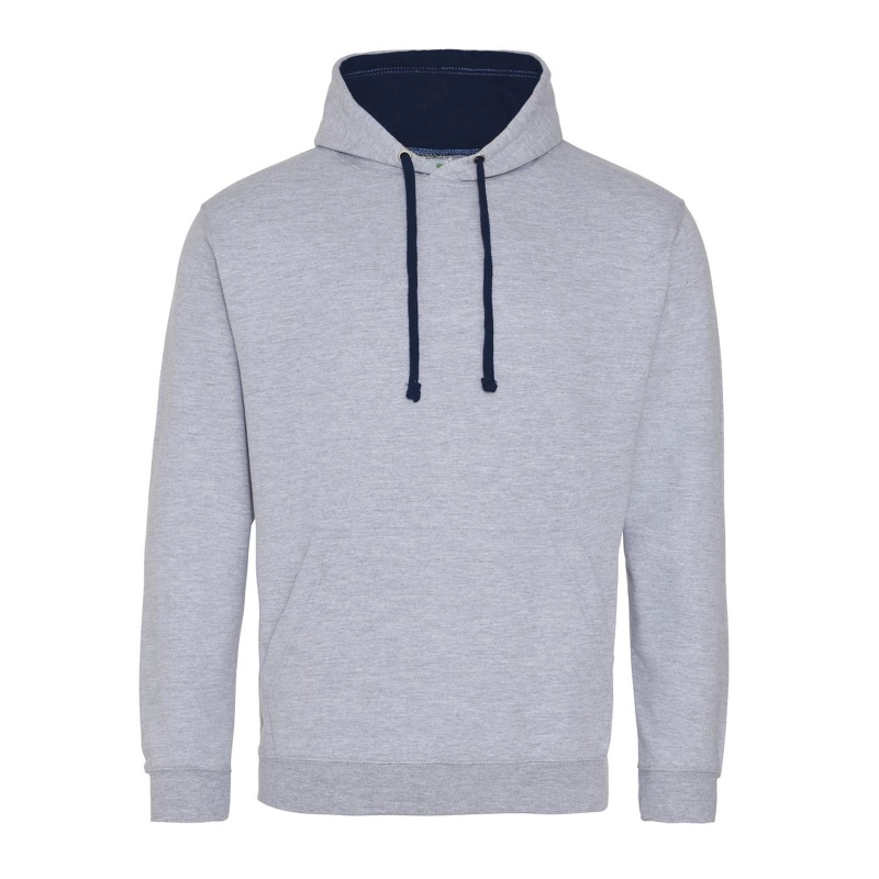 Sweat avec capuche en contraste