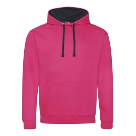 Sweat avec capuche en contraste