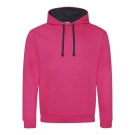 Sweat avec capuche en contraste