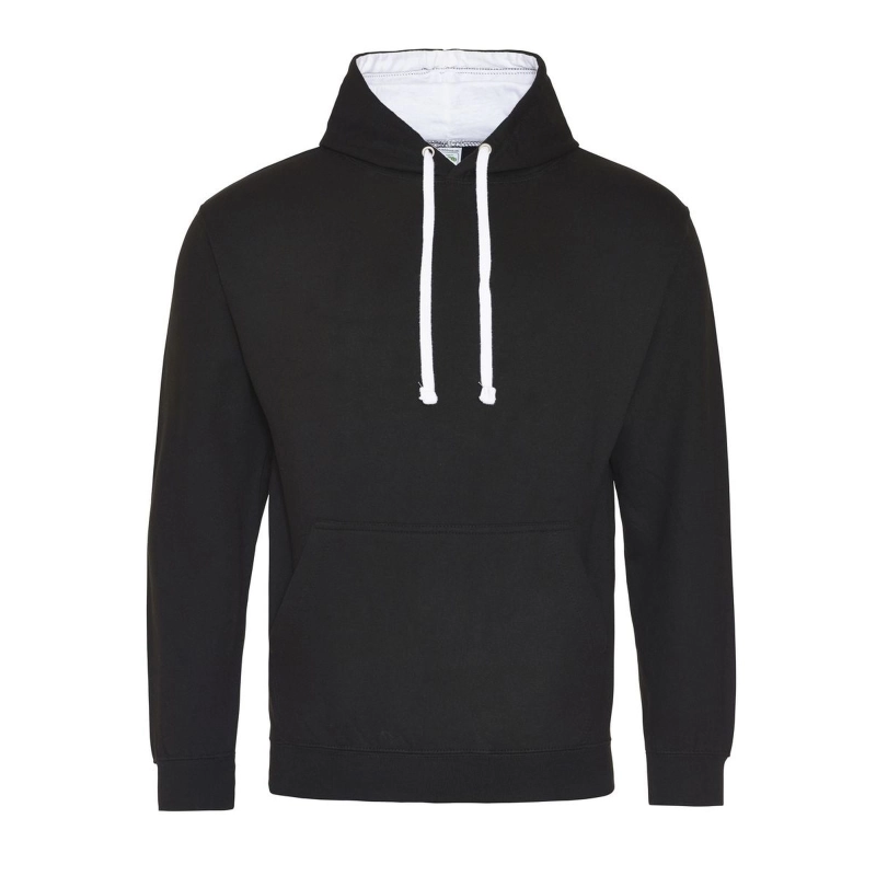 Sweat avec capuche en contraste