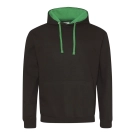 Sweat avec capuche en contraste