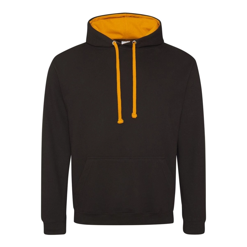 Sweat avec capuche en contraste