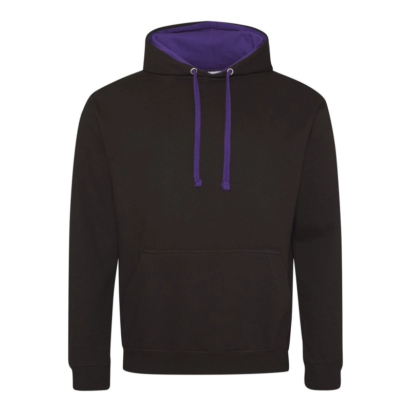 Sweat avec capuche en contraste