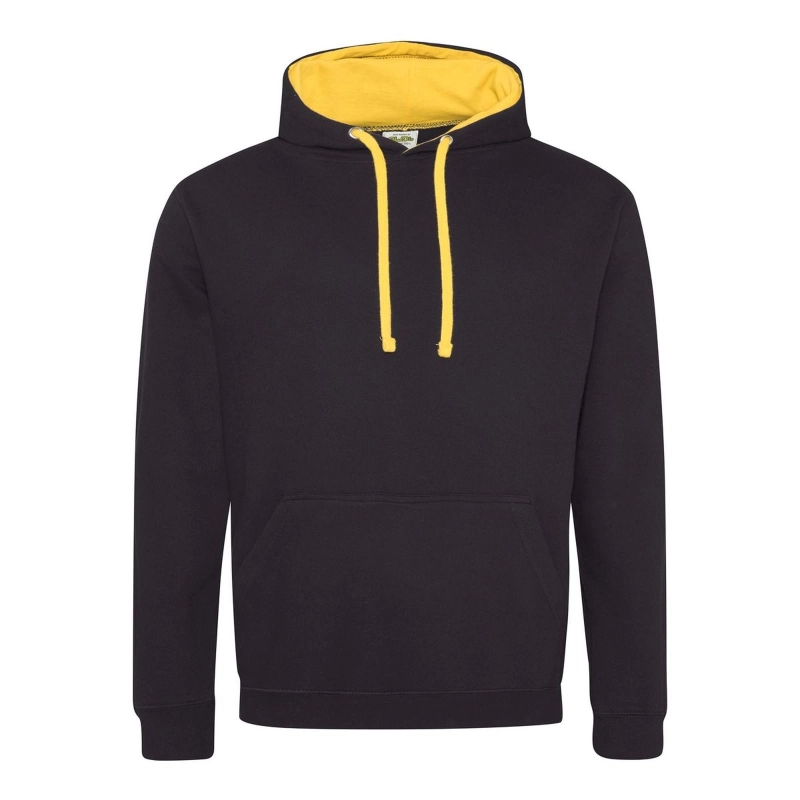 Sweat avec capuche en contraste