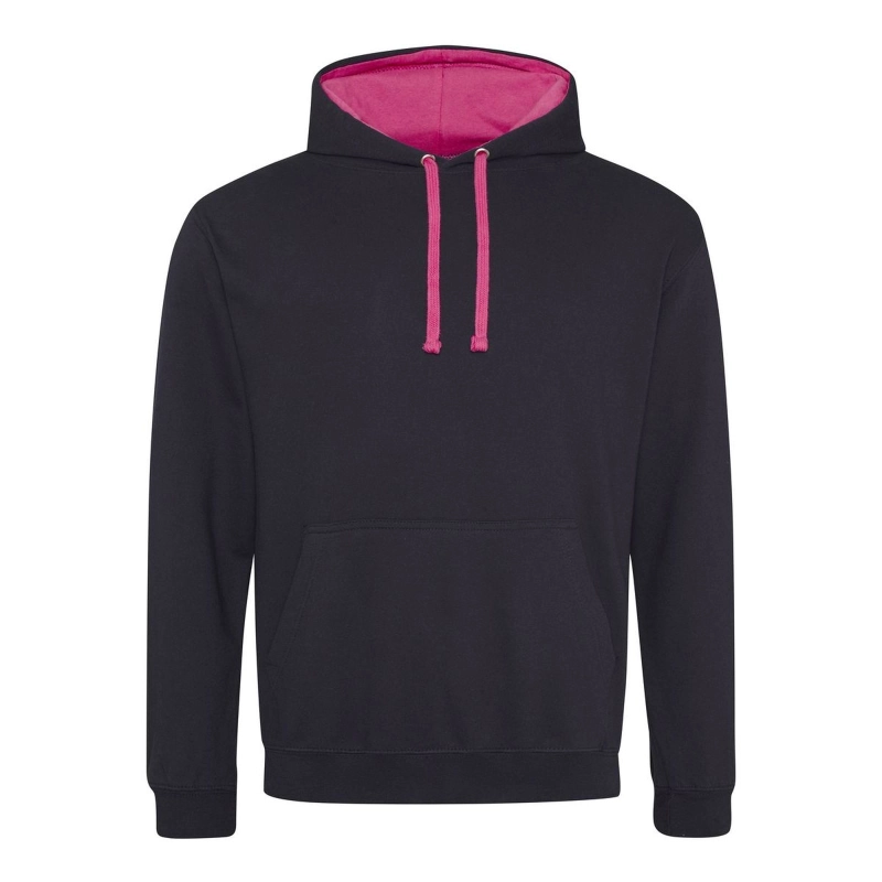 Sweat avec capuche en contraste