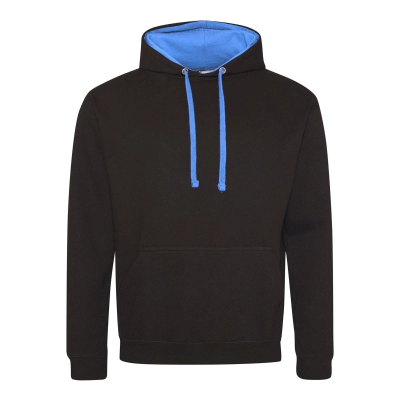 Sweat avec capuche en contraste