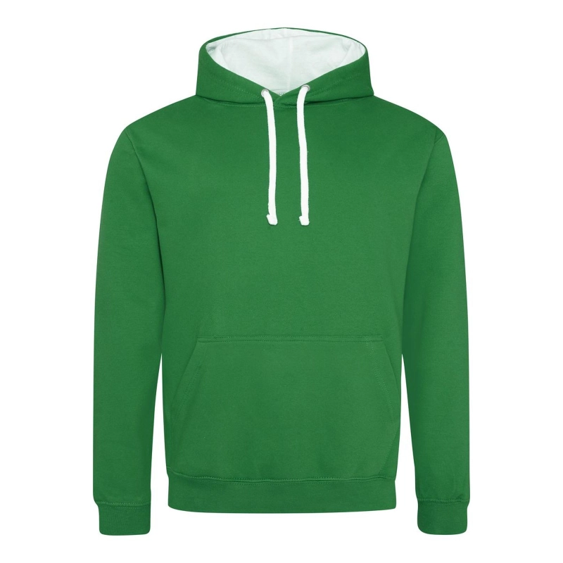 Sweat avec capuche en contraste