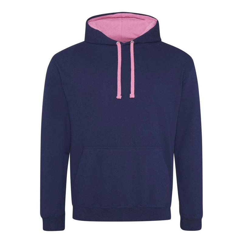 Sweat avec capuche en contraste