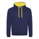 Sweat avec capuche en contraste