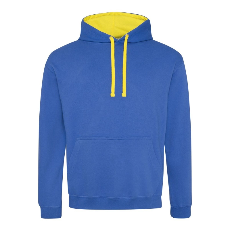 Sweat avec capuche en contraste