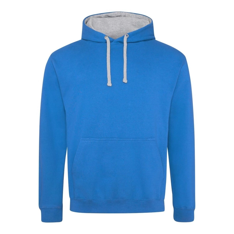 Sweat avec capuche en contraste