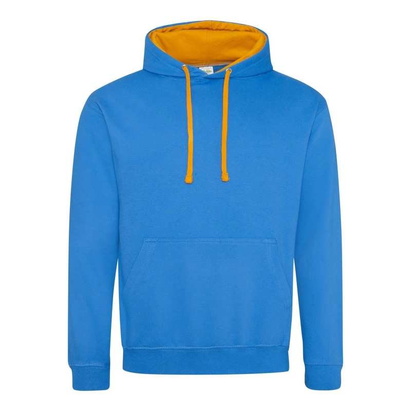 Sweat avec capuche en contraste