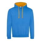 Sweat avec capuche en contraste
