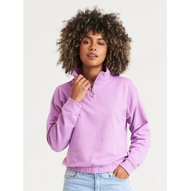 Sweat court Demi-Zippé pour Femmes