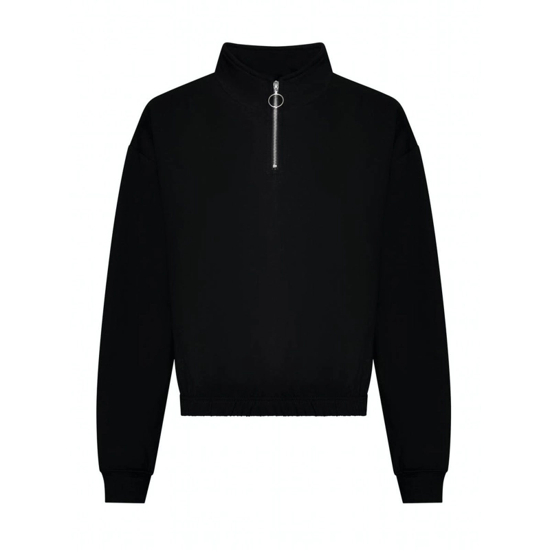 Sweat court Demi-Zippé pour Femmes