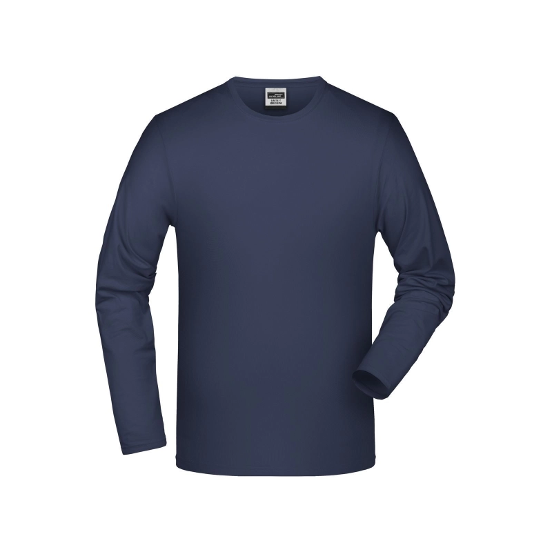 T-shirt elastique manches longues homme