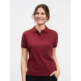 Polo piquée coupe ajustée femme