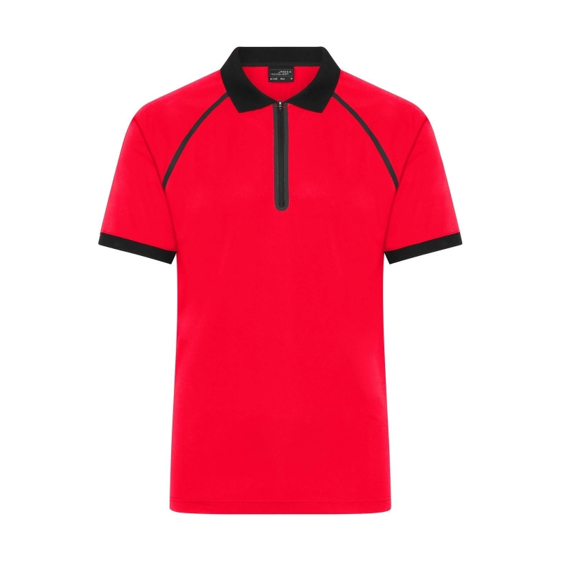 Men's Zip-Polo