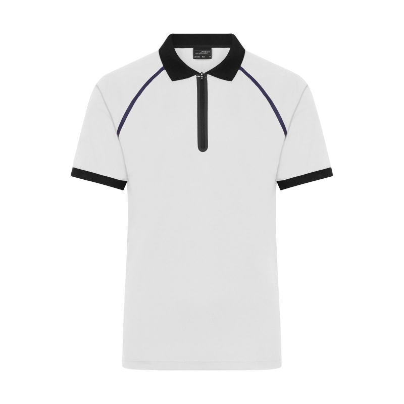 Men's Zip-Polo