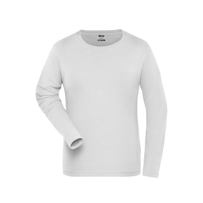 T-shirt de travail manches longues BIO Stretch femme