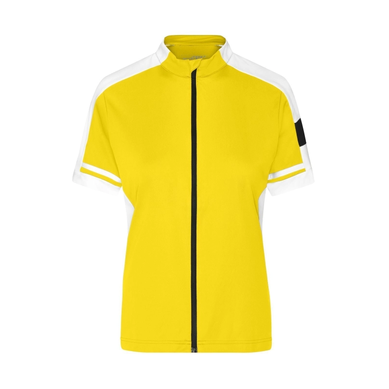 T-shirt de cycliste avec fermeture femme