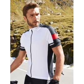 T-shirt de cycliste avec fermeture homme