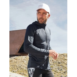 Sweat à capuche sport zippé homme