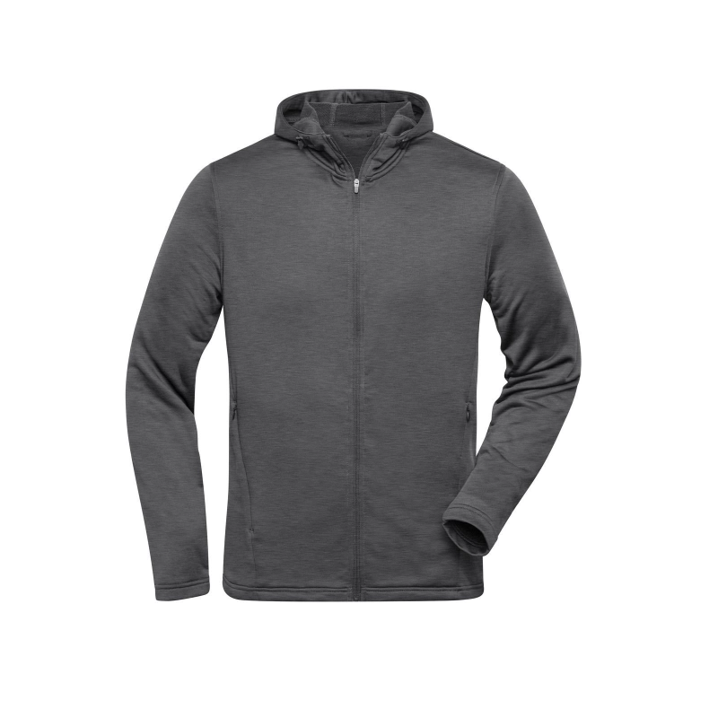 Sweat à capuche sport zippé homme