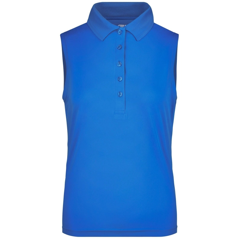 Polo sans manches femme