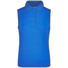 Polo sans manches femme