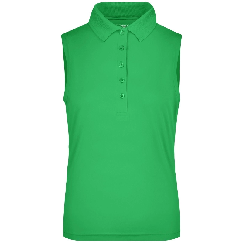Polo sans manches femme