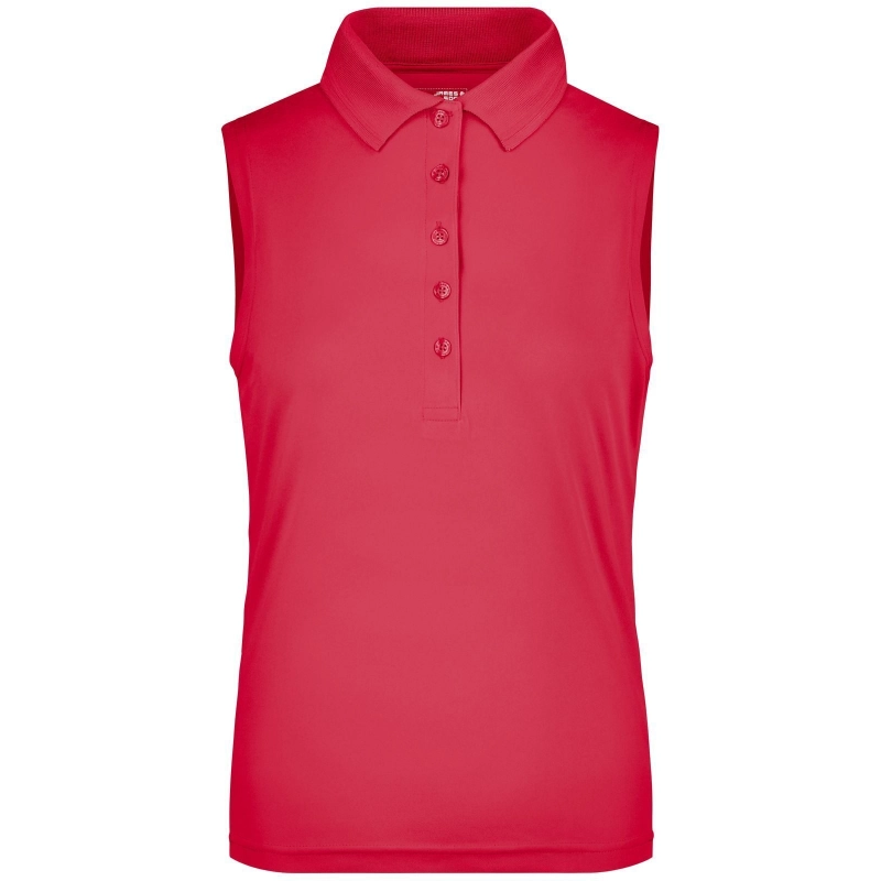 Polo sans manches femme