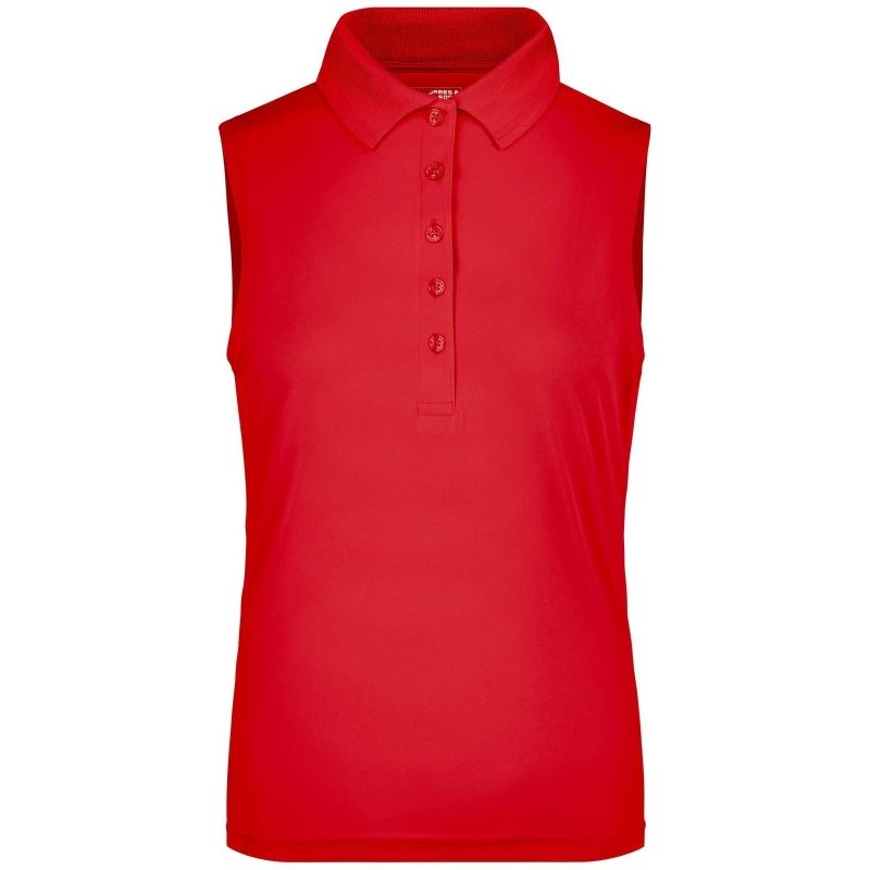 Polo sans manches femme