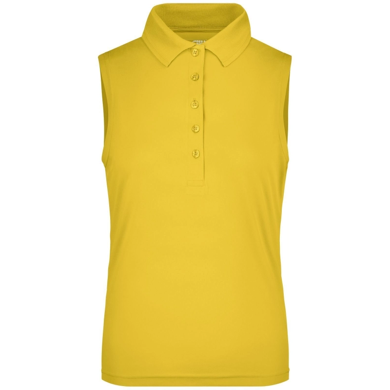 Polo sans manches femme