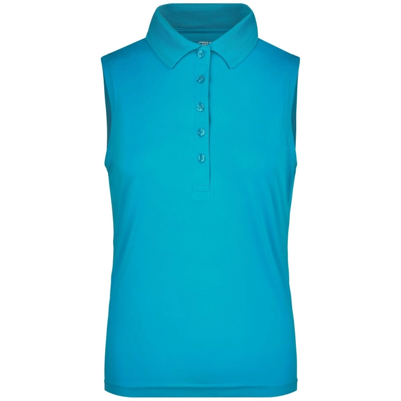 Polo sans manches femme
